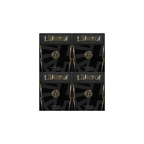 Läkerol Hot Pepper 4-Pack 100g