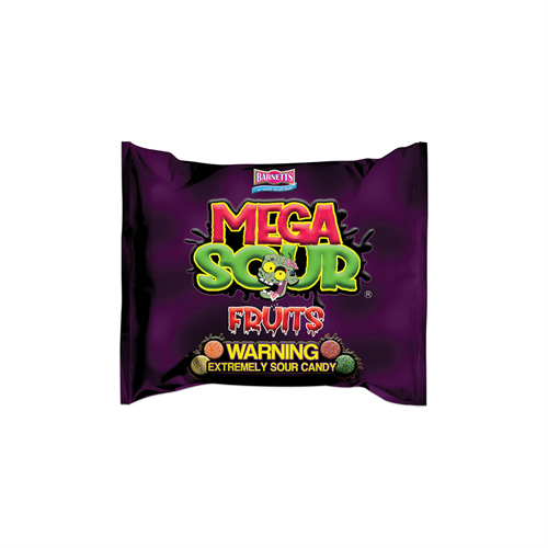 Mega Sour Fruits Bag 104g