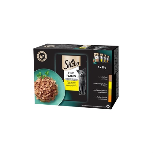 Sheba Delikatesser Fågelkött 8x85g