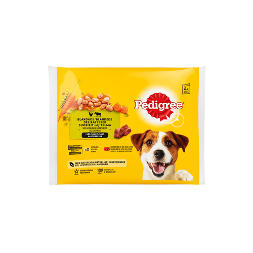 Pedigree Delikatesser i Sås 4x100g