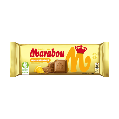 Marabou Apelsinkrokant 170g