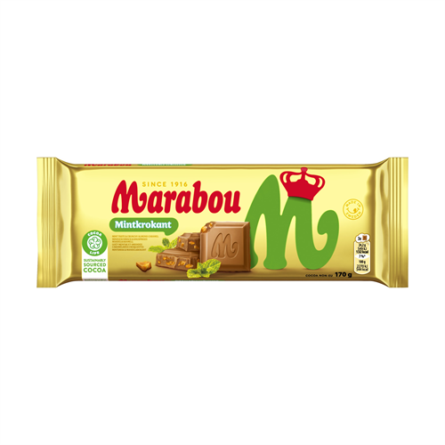 Marabou Mintkrokant 170g