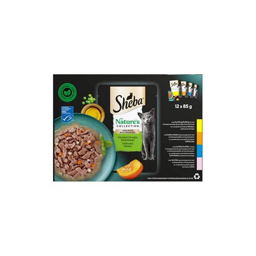 Sheba Nature´s Collection Mix Selection 12-p á 85g