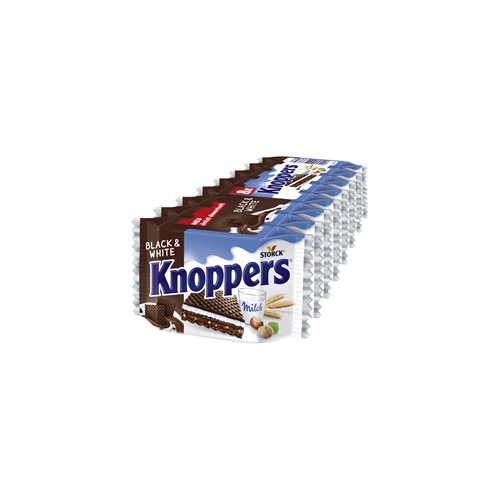 Knoppers Black & White 8-pack 200g
