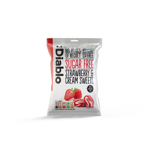 Diablo SF Jordgubbskaramell 75g