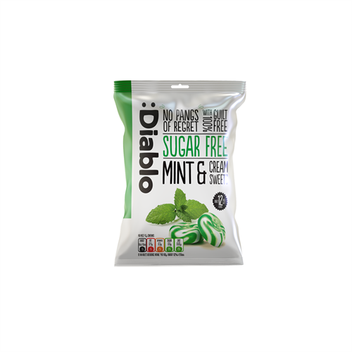 Diablo SF Mintkarameller 75g
