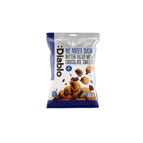 Diablo SF Smörkarameller m. Choklad 75g